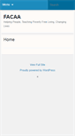 Mobile Screenshot of facaa.org