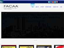 Tablet Screenshot of facaa.org